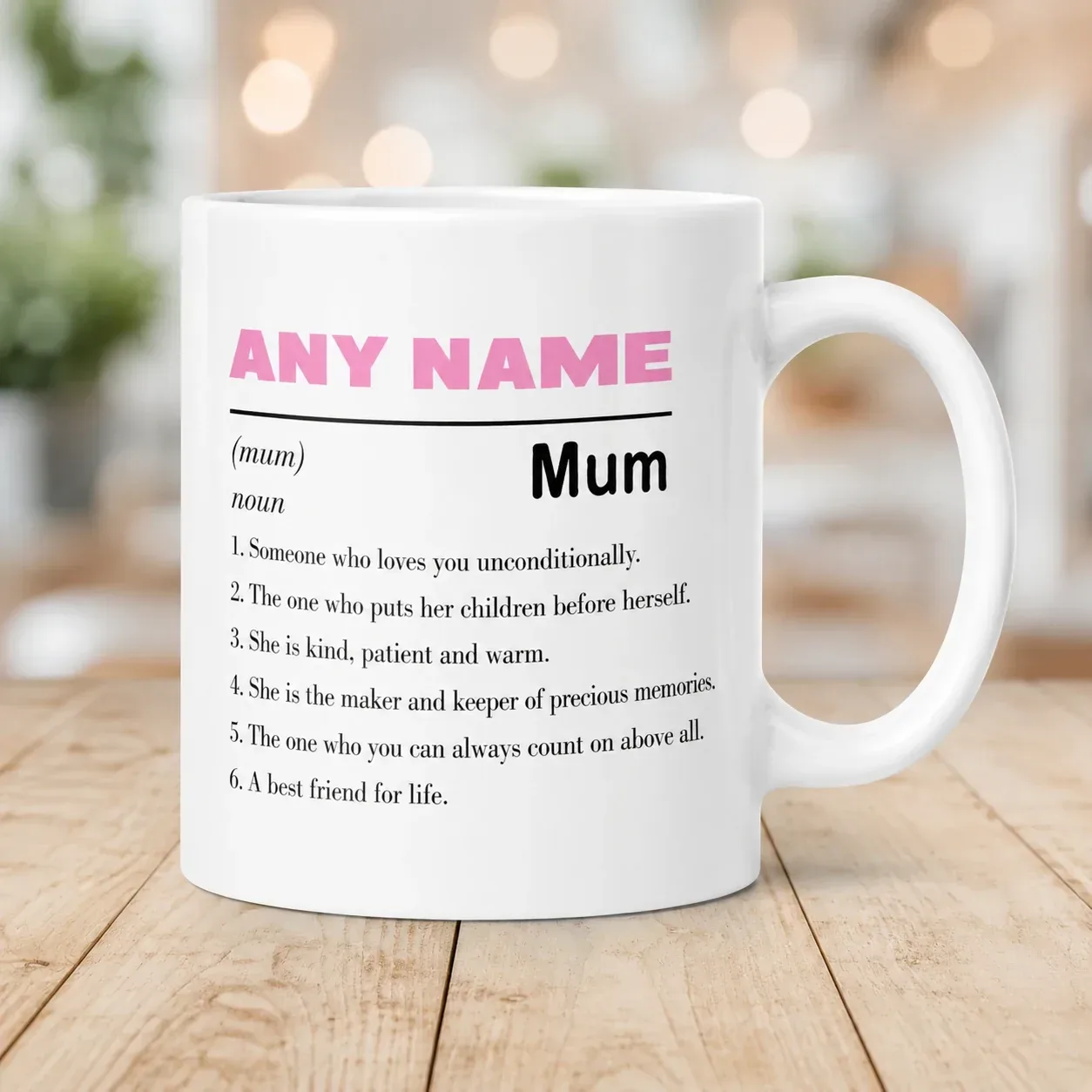 Personalised Mum Definition Mug