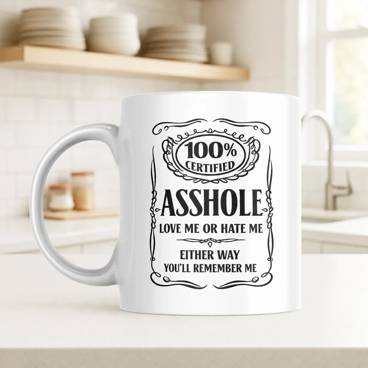 100% ASSHOLE Coffee Mug