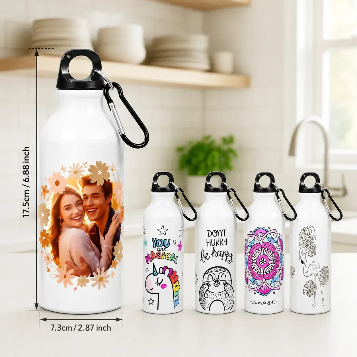 Personalized Aluminium Water Bottle