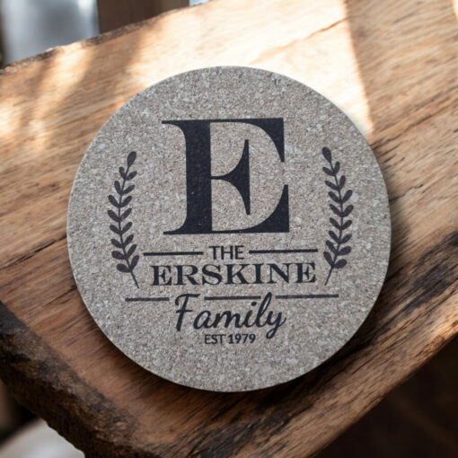 Wooden or Cork Engraved Drink Coasters! - Image 2