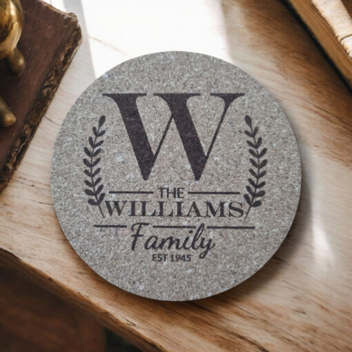 Wooden or Cork Engraved Drink Coasters! - Image 3