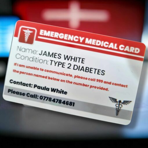 Personalised Custom Medical Cards - Image 2