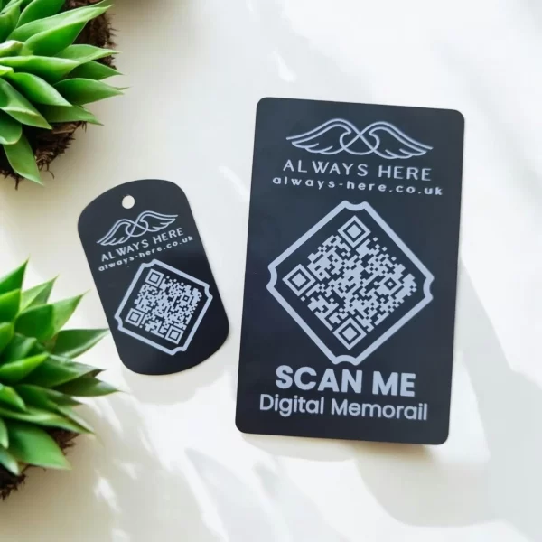 Always-Here Digital Memorial QR Code