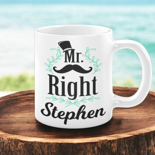 Mr. Right Personalised Coffee Mug