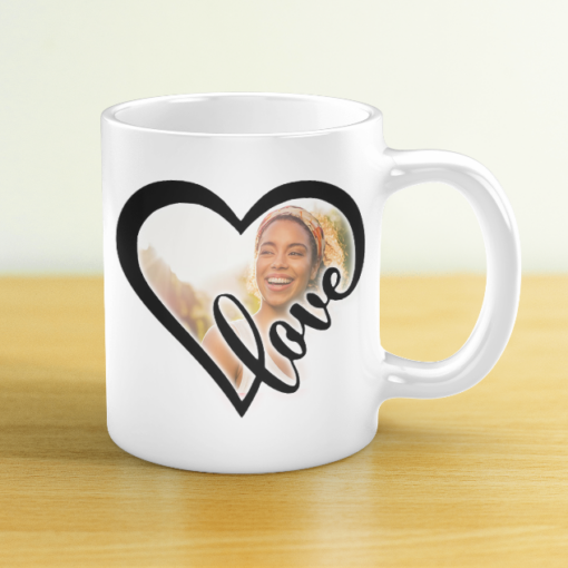 Personalised Love Heart Mug - Image 2